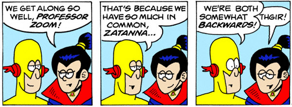 Zatanna and Professor Zoom